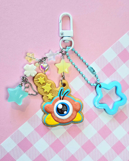 One-eyed Creature Cookie Keychain