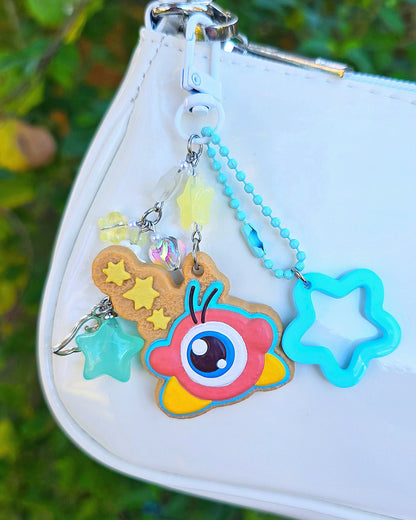 One-eyed Creature Cookie Keychain