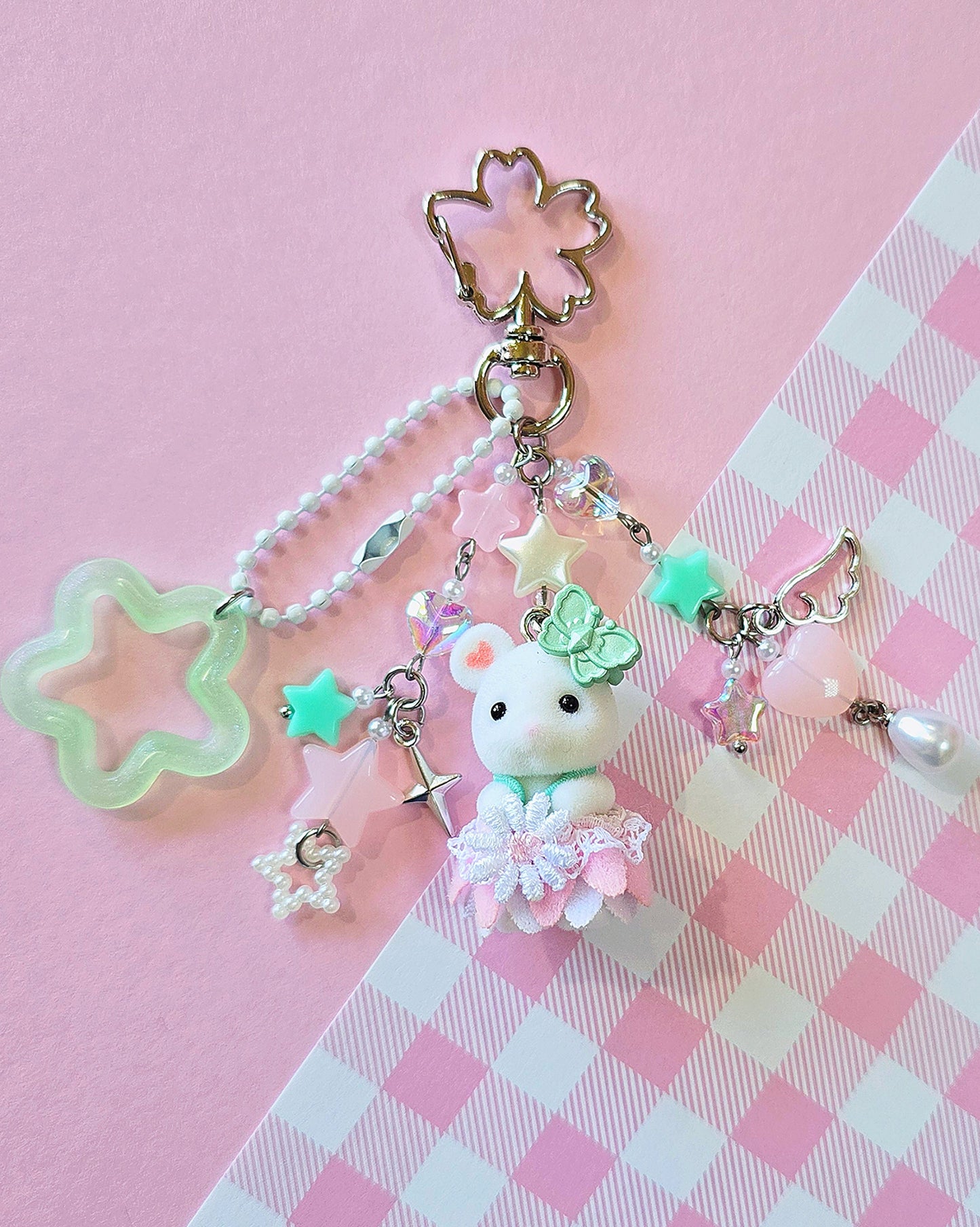 Mouse Fairytale Princess Keychain