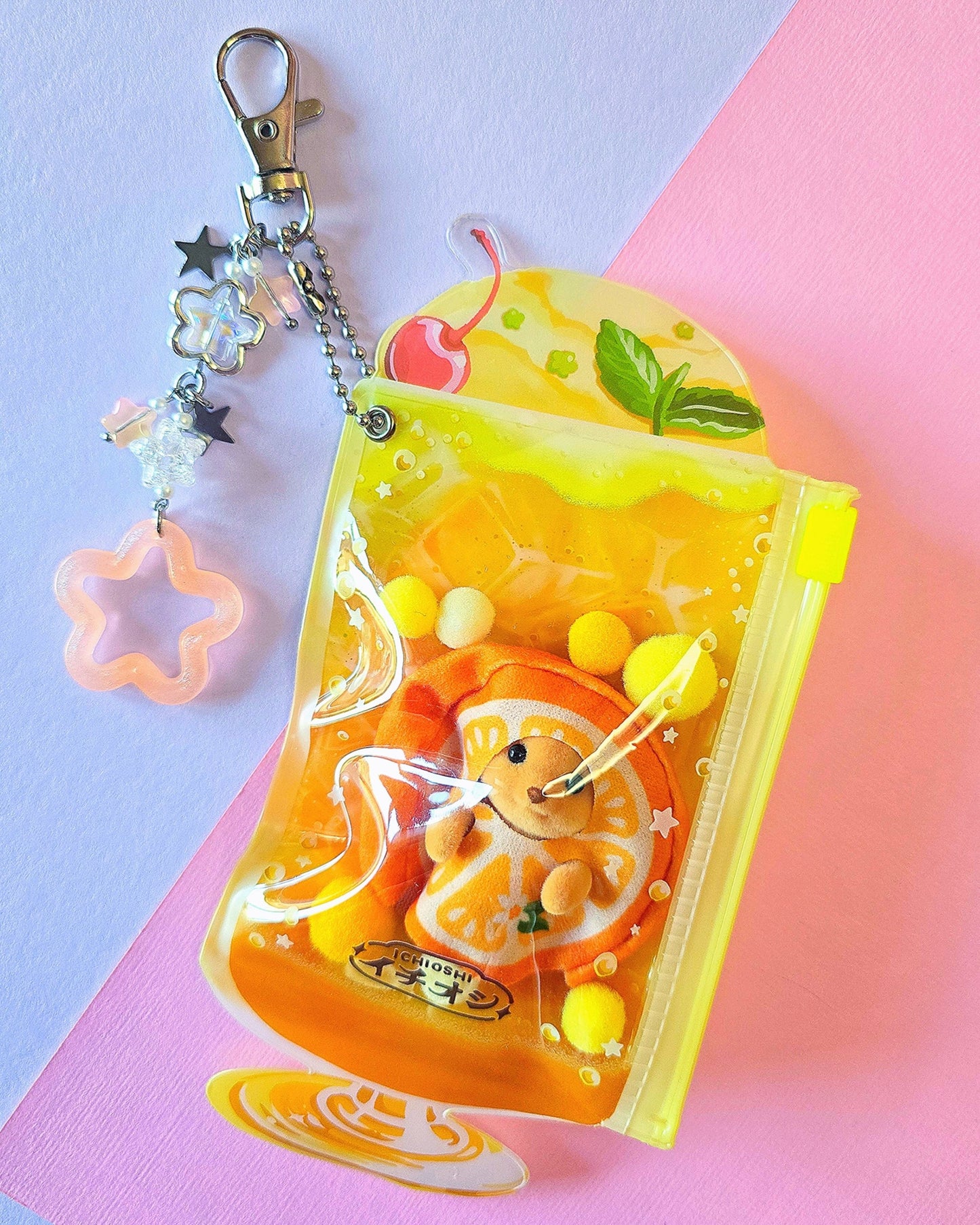 Drink Carry Case with Orange Poodle